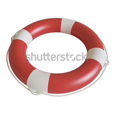 Illustration lifebuoy isolated on white background. Stock photo © ZARost