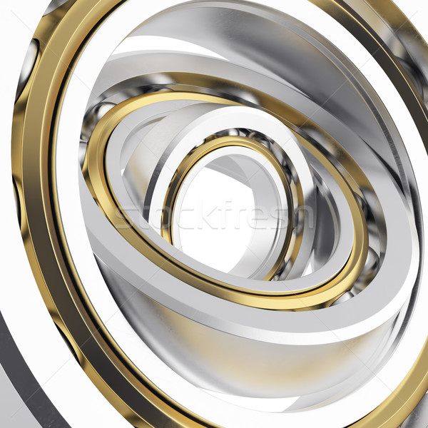 Isolated realistic whirling bearing Stock photo © ZARost