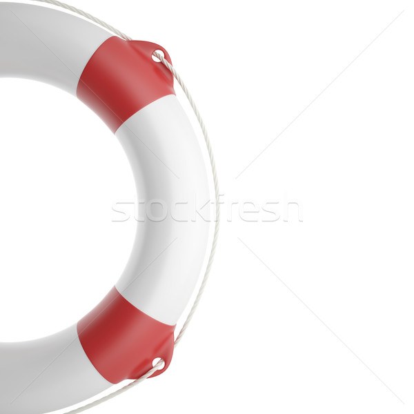 Illustration lifebuoy isolated on white background. Stock photo © ZARost