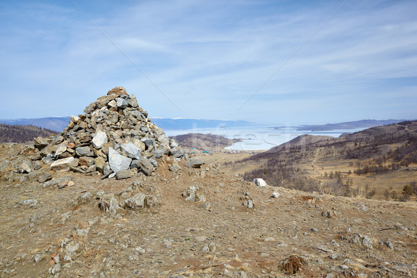 Stone mound Stock photo © zastavkin