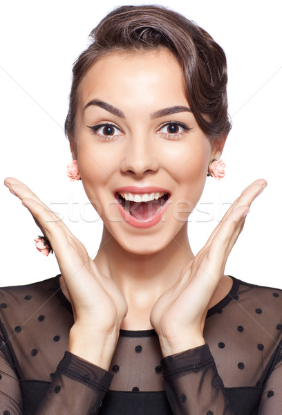 Stock photo: Young woman in wander