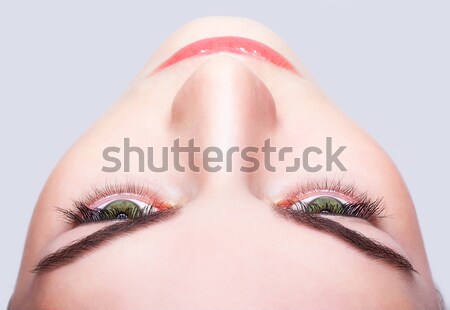 Female face with day makeup Stock photo © zastavkin