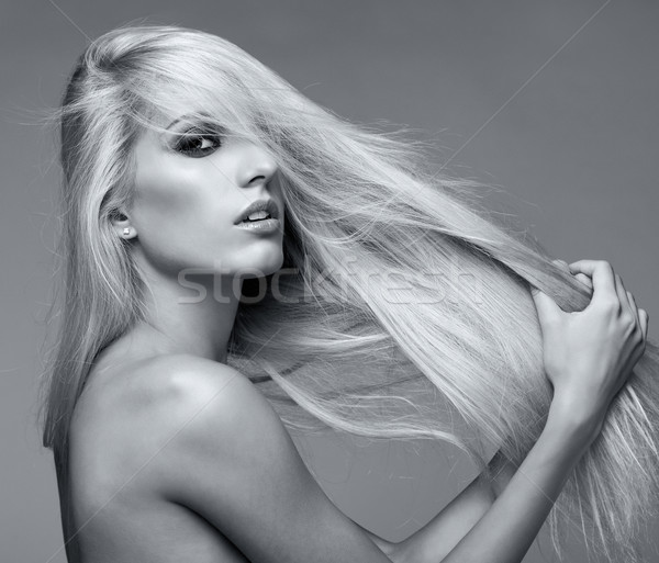 Blonde woman Stock photo © zastavkin