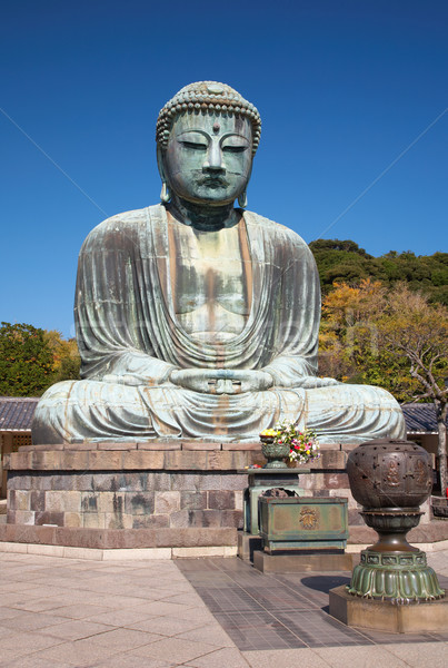 Будду статуя известный бронзовый храма Сток-фото © zastavkin