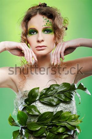 beautiful mermaid girl Stock photo © zastavkin