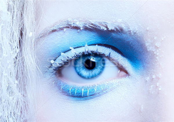 close-up of fantasy make-up Stock photo © zastavkin