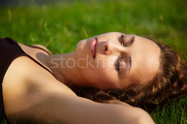 Sleeping Girl  Stock photo © zastavkin