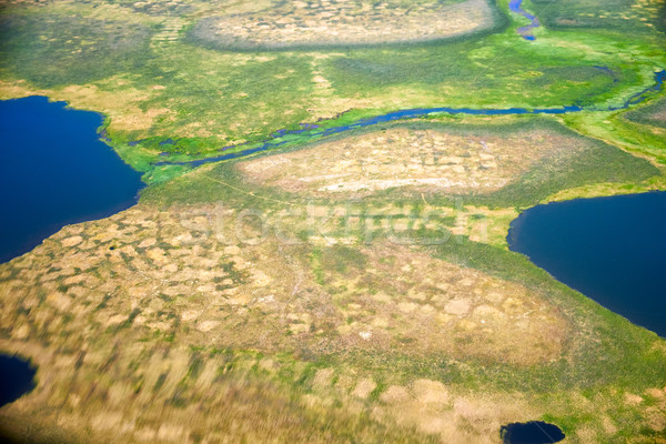 Aerial view on North Yakutia landscapes Stock photo © zastavkin