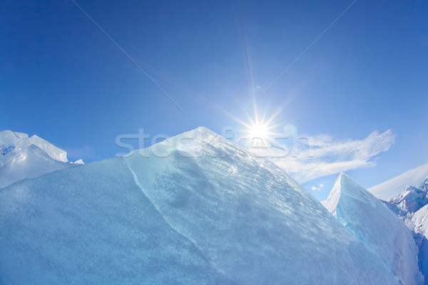 Winter Baikal lake Stock photo © zastavkin