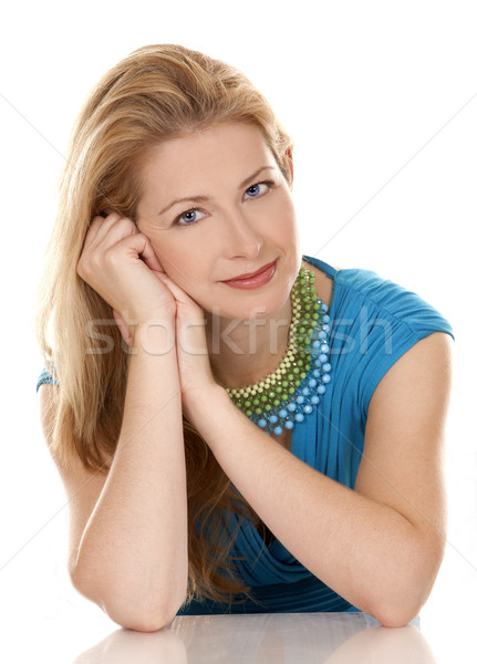 blonde woman Stock photo © zdenkam