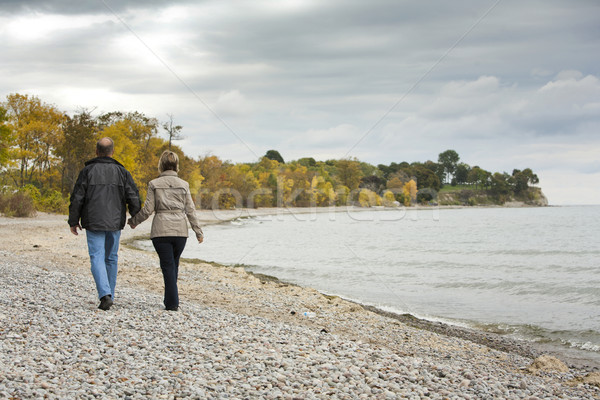 mature couple outdoors Stock photo © zdenkam