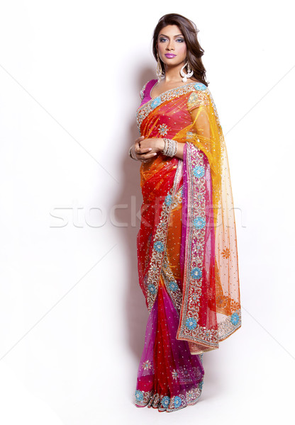 Indio mujer mujer hermosa tradicional nina Foto stock © zdenkam