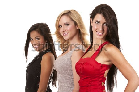 group of classy women Stock photo © zdenkam