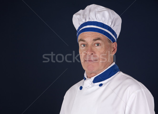 Maturité chef sombre bleu [[stock_photo]] © zdenkam