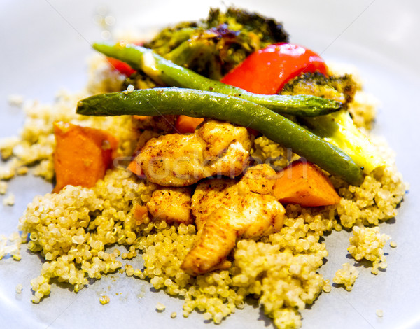 anti-inflammatory pan with chicken and vegetables Stock photo © zdenkam