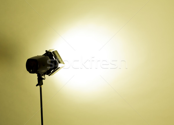 Studio Licht leer Flash hellgrün Technologie Stock foto © zdenkam