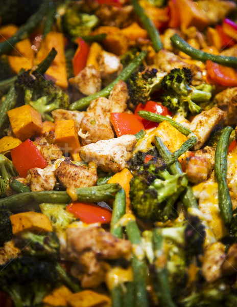 anti-inflammatory pan with chicken and vegetables Stock photo © zdenkam