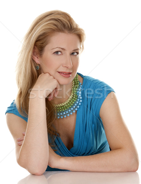 blonde woman Stock photo © zdenkam