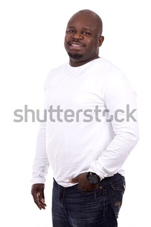 casual black man Stock photo © zdenkam