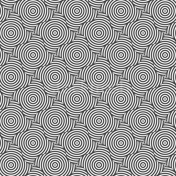 Feketefehér hullámos kör csíkos négyzetek mértani Stock fotó © Zebra-Finch