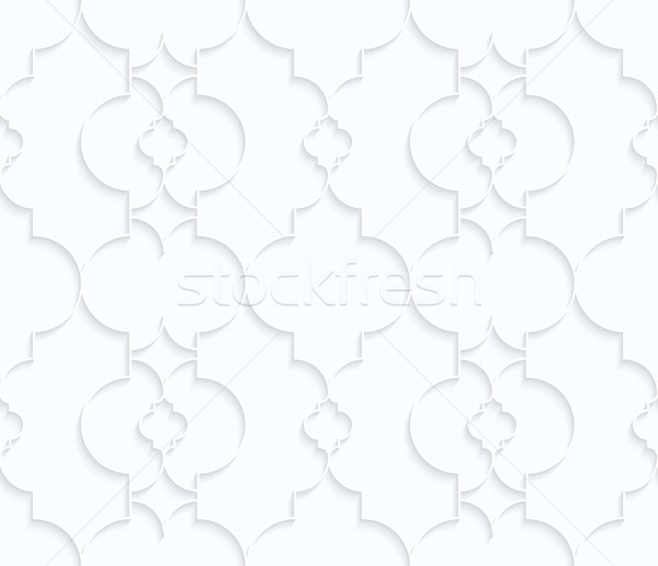 Quilling white paper Marrakech grid Stock photo © Zebra-Finch