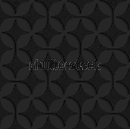 Black textured plastic pointy four foils Stock photo © Zebra-Finch