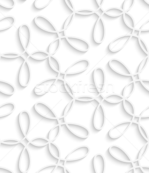 Fehér örvények végtelenített absztrakt 3D mértani Stock fotó © Zebra-Finch