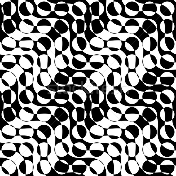Czarno białe przekątna kółko cięcia elegancki geometryczny Zdjęcia stock © Zebra-Finch
