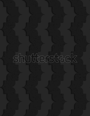 Black textured plastic vertical pointy waves Stock photo © Zebra-Finch