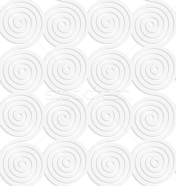 Paper white merging spirals Stock photo © Zebra-Finch