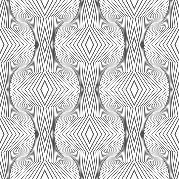Slim gray vertical striped building waves Stock photo © Zebra-Finch