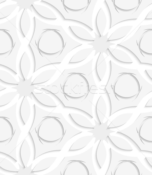 Floristic gray and white seamless Stock photo © Zebra-Finch