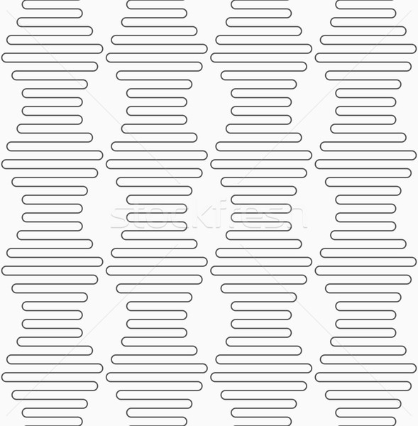 Slim gray vertical hexagonal waves  Stock photo © Zebra-Finch