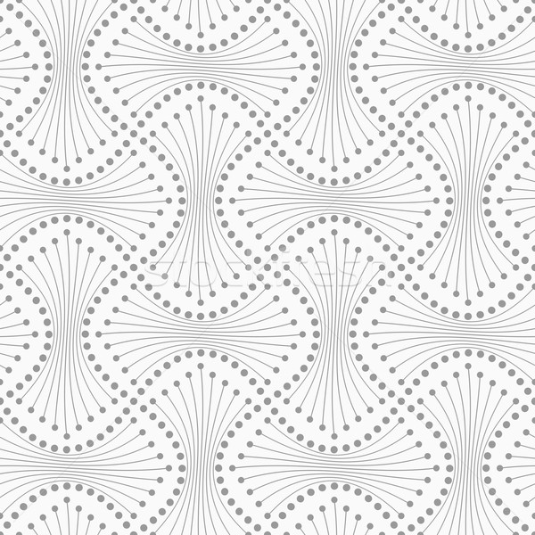 Foto stock: Pontilhado · linhas · abstrato · geométrico · cinza