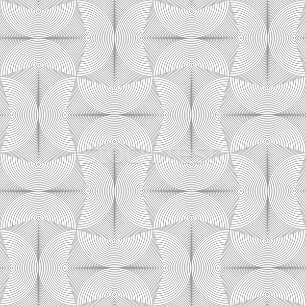 Slim gray striped semi circles with neck Stock photo © Zebra-Finch