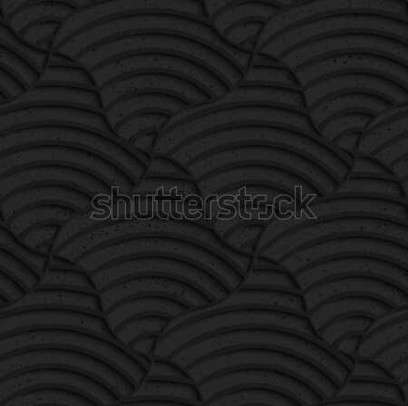 Mintázott fekete műanyag csíkos párnák végtelenített Stock fotó © Zebra-Finch