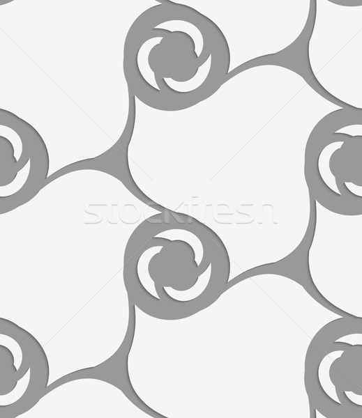 Stock photo: Perforated winging balls