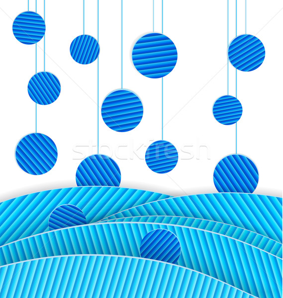 Abstract blue dots vector Stock photo © Zebra-Finch