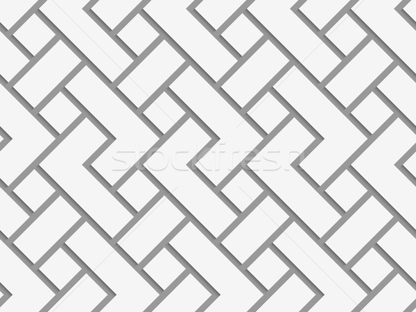 Retangular grade geométrico moderno monocromático 3D Foto stock © Zebra-Finch