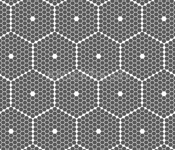 Gray small hexagons forming big hexagons Stock photo © Zebra-Finch