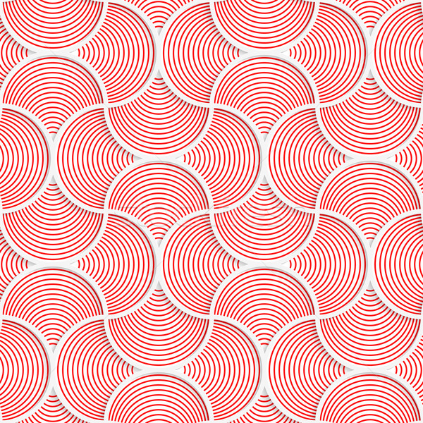 3D 赤 スリム 縞模様の ピン グリッド ストックフォト © Zebra-Finch