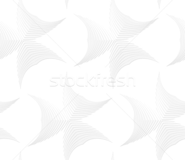 3D white abstract pointy stripes shapes Stock photo © Zebra-Finch