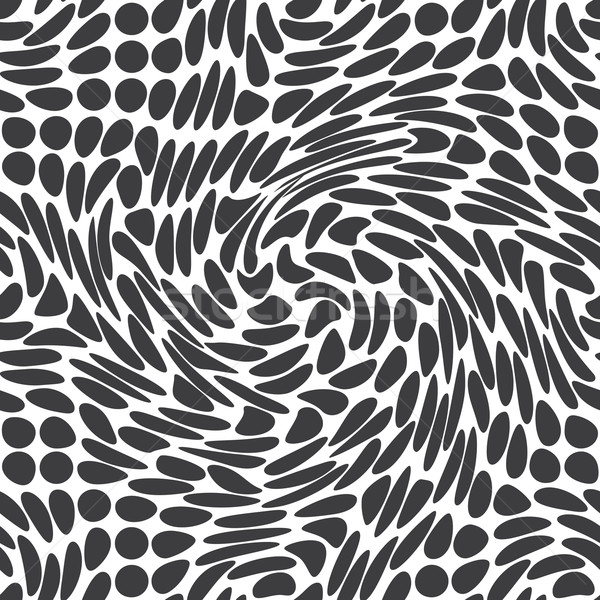 Black and white swirled dots texture pattern Stock photo © Zebra-Finch