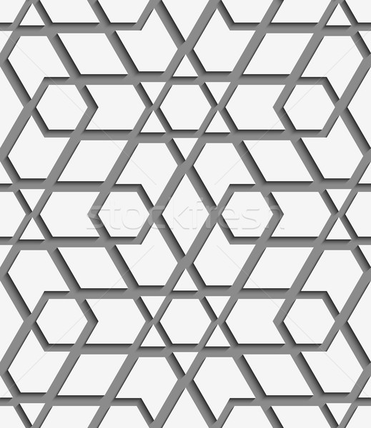 Branco geométrico detalhado cinza abstrato Foto stock © Zebra-Finch