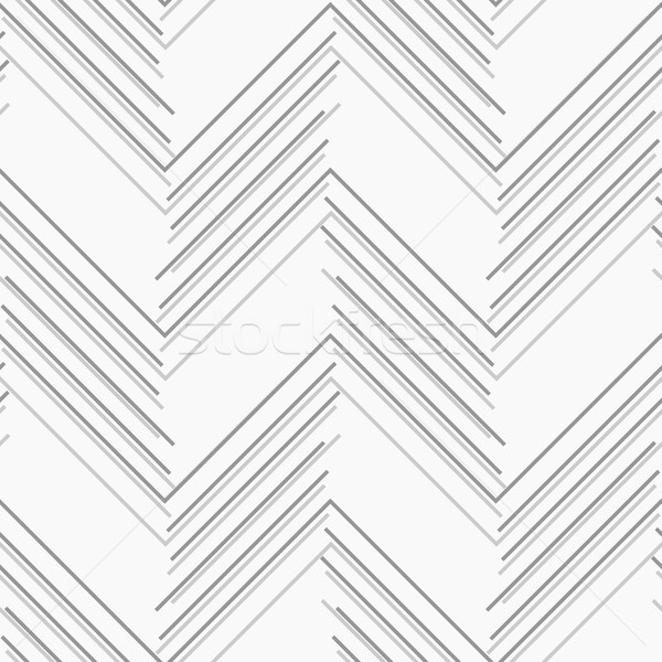 Monochrome pattern with gray and dark gray chevron lines Stock photo © Zebra-Finch