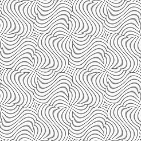 Szczupły szary falisty bezszwowy geometryczne Zdjęcia stock © Zebra-Finch