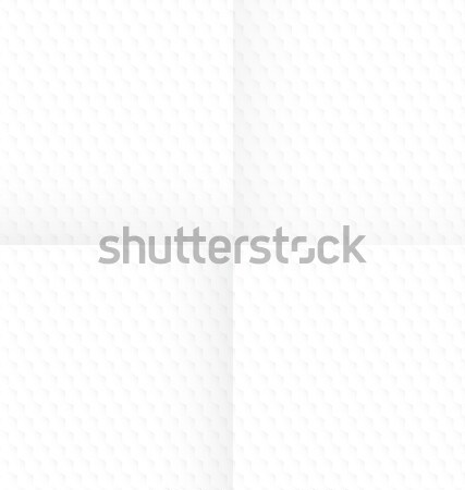 White abstract hexagon textured with folds Stock photo © Zebra-Finch