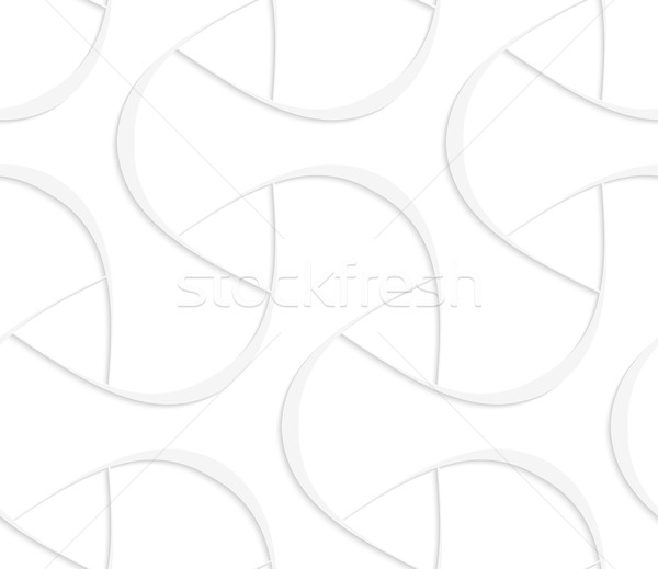 3D white triangular with offset Stock photo © Zebra-Finch