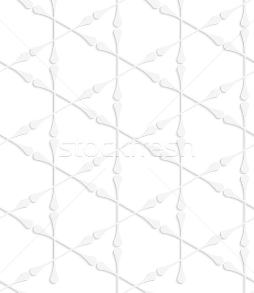 Paper white clubs forming triangles Stock photo © Zebra-Finch