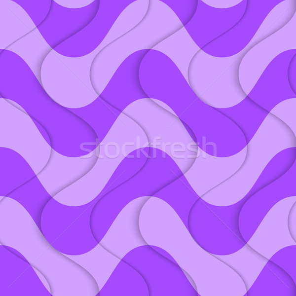 Retro 3D purple overlapping waves Stock photo © Zebra-Finch